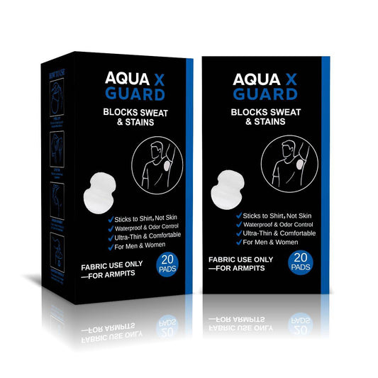 Aqua X Guard Bundle:  Underarm Pads for Sweat Protection